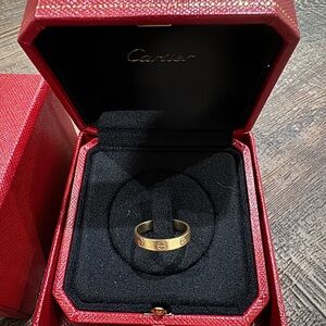 Cartier Gold Thin Love Ring